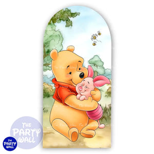 Winnie Pooh - Funda para mampara de punta redonda o rectangular Mampara de punta redonda