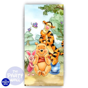 Winnie Pooh - Funda para mampara de punta redonda o rectangular Mampara de punta redonda