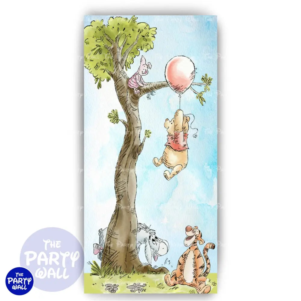 Winnie Pooh - Funda para mampara de punta redonda o rectangular Mampara de punta redonda