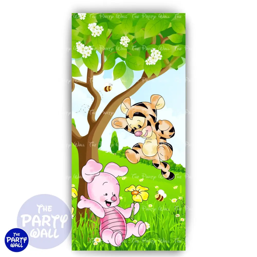 Winnie Pooh - Funda para mampara de punta redonda o rectangular Mampara de punta redonda