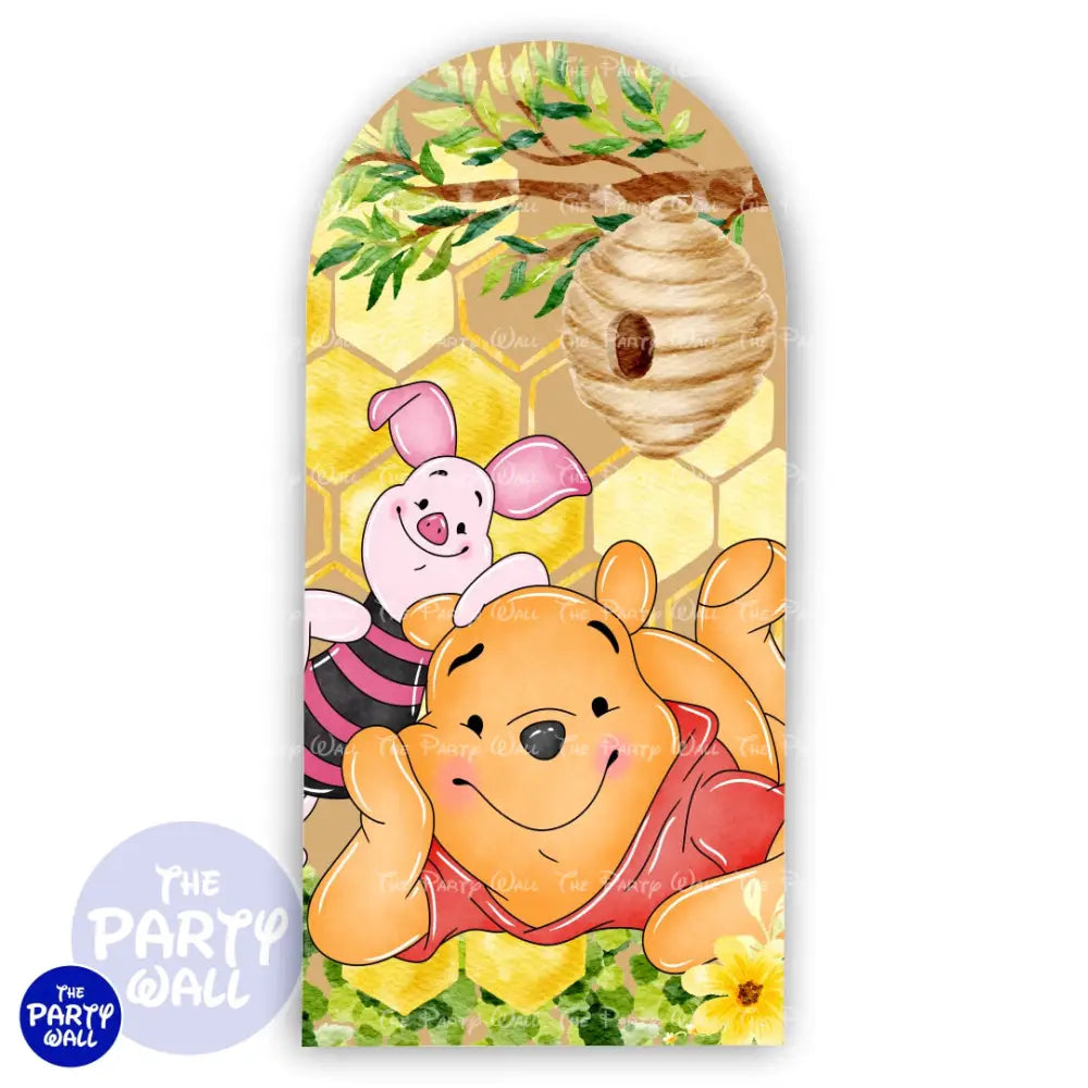 Winnie Pooh - Funda para mampara de punta redonda o rectangular Mampara de punta redonda