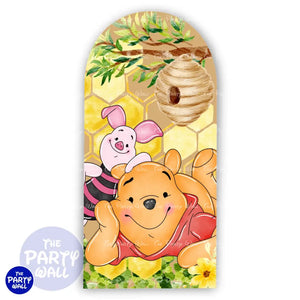 Winnie Pooh - Funda para mampara de punta redonda o rectangular Mampara de punta redonda