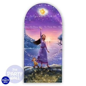 Wish - Funda para mampara de punta redonda o rectangular Mampara de punta redonda