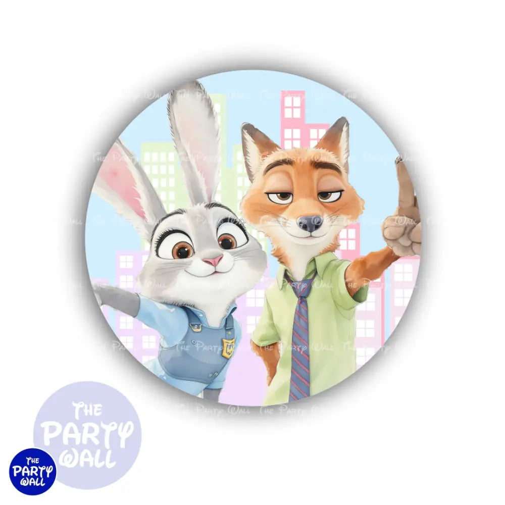 Zootopia - Funda para mampara circular - Circular