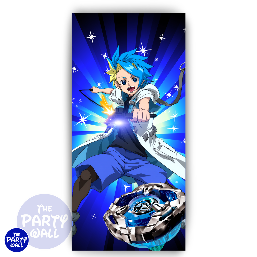 Beyblade X - Funda para mampara de punta redonda o rectangular