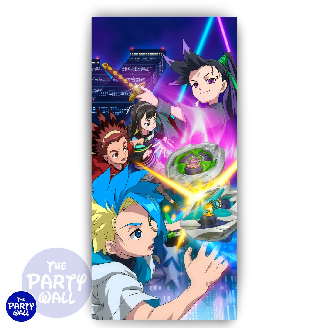 Beyblade X - Funda para mampara de punta redonda o rectangular