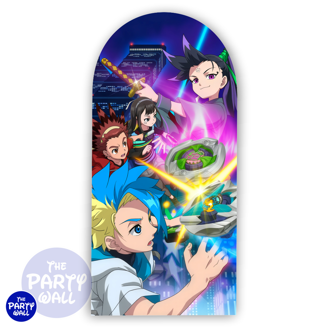 Beyblade X - Funda para mampara de punta redonda o rectangular