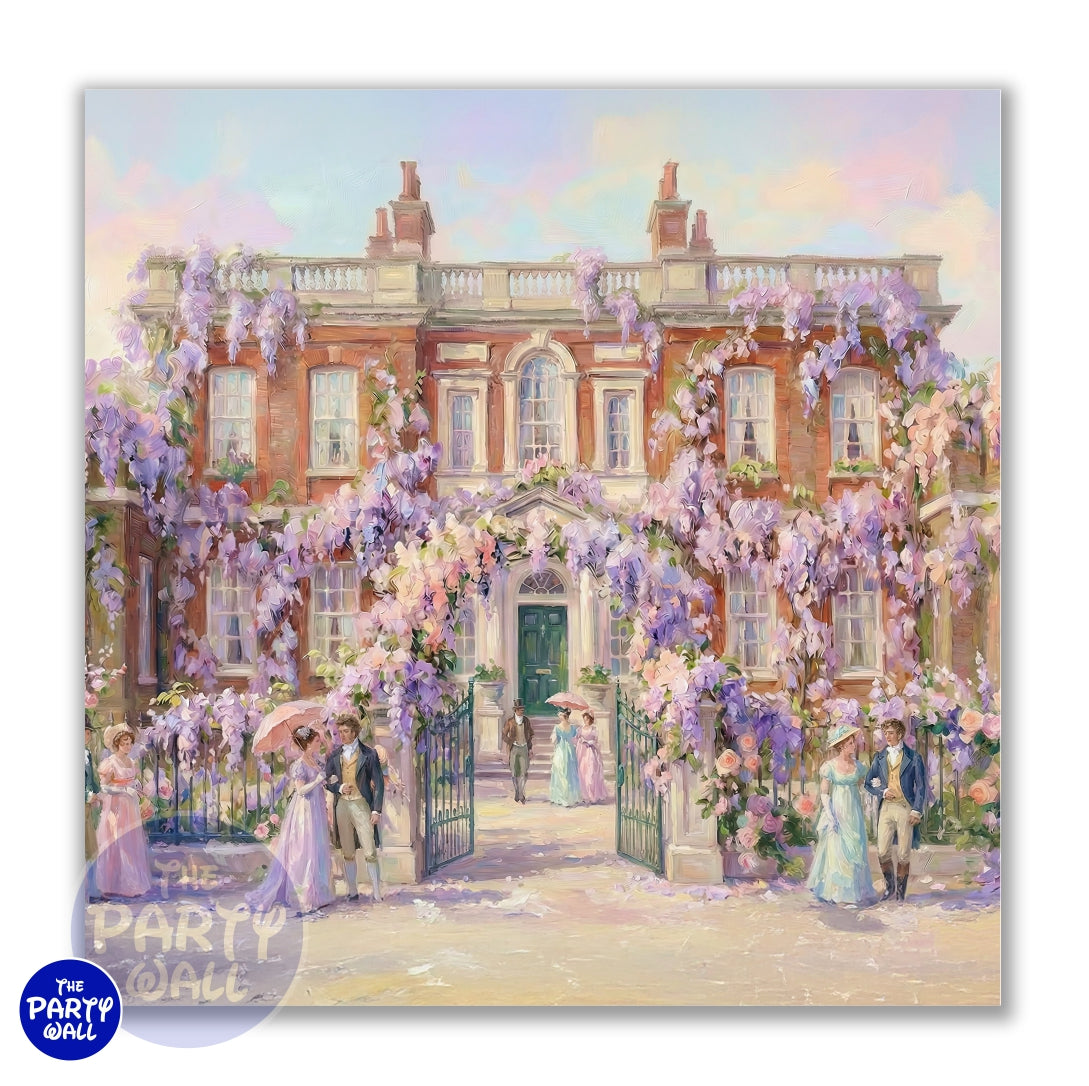 Bridgerton - Funda para mampara cuadrada o rectangular