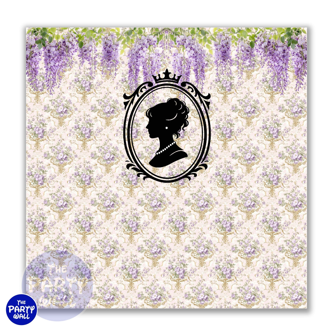 Bridgerton - Funda para mampara cuadrada o rectangular