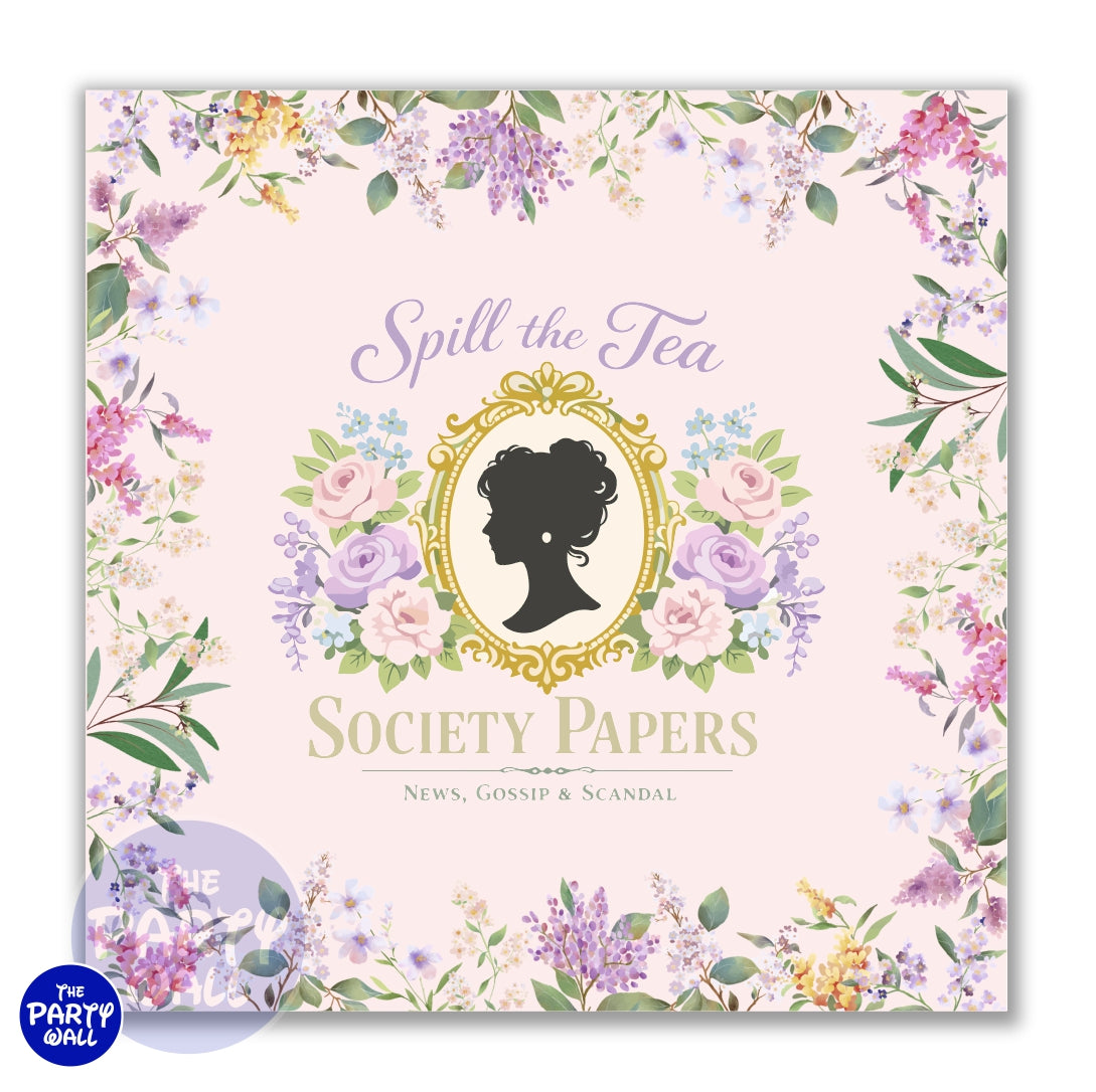 Bridgerton - Funda para mampara cuadrada o rectangular