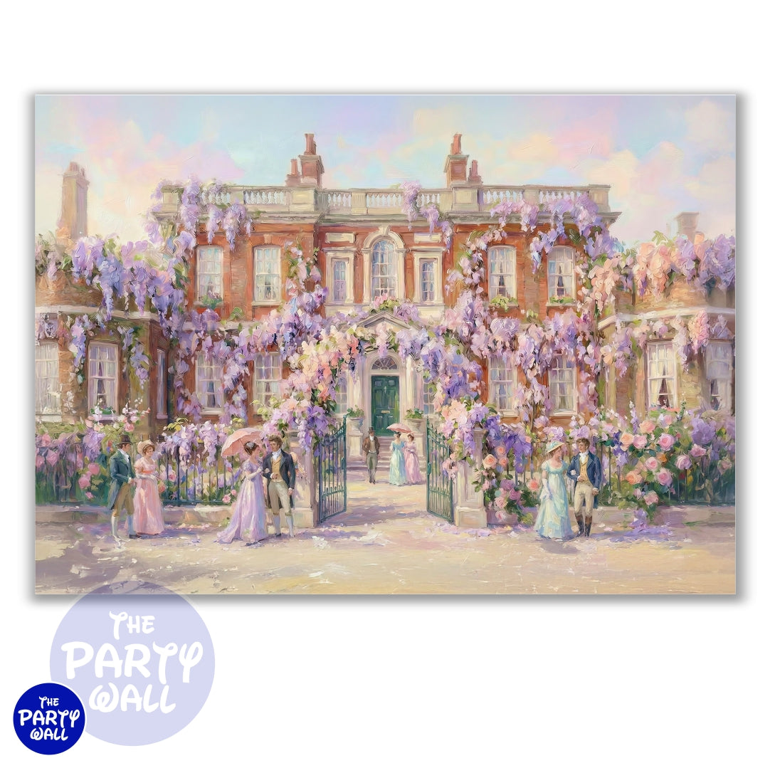 Bridgerton - Funda para mampara cuadrada o rectangular