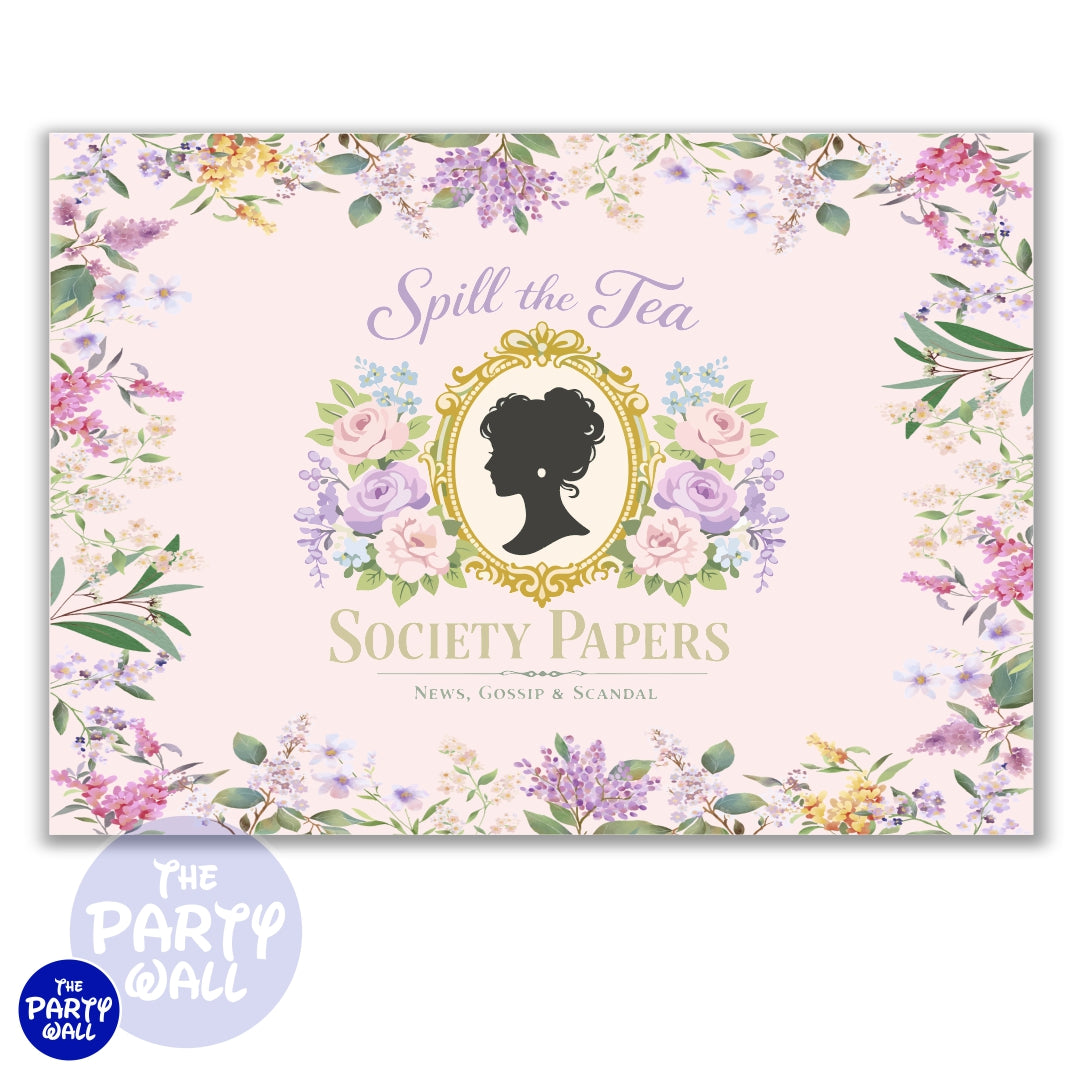 Bridgerton - Funda para mampara cuadrada o rectangular