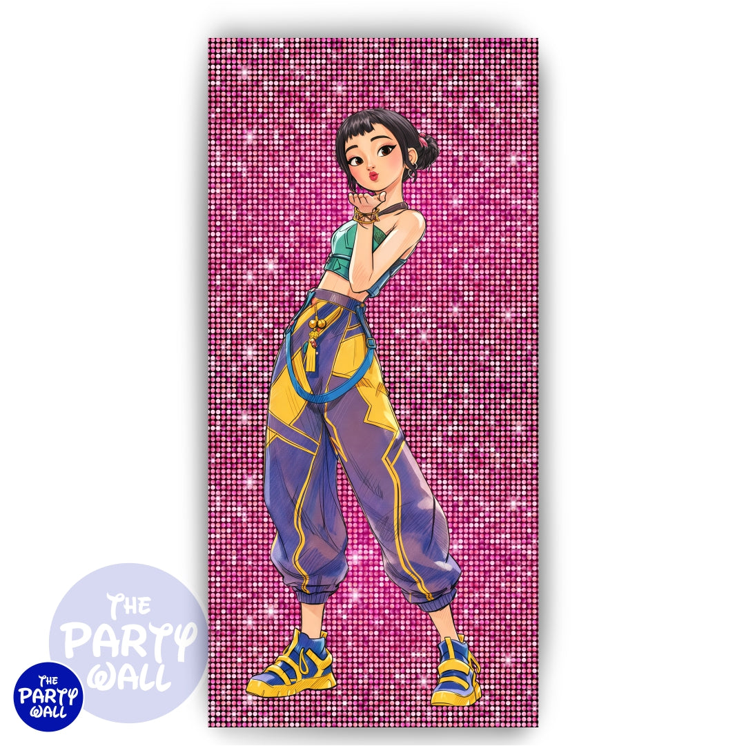 KPop Demon Hunters - Funda para mampara de punta redonda o rectangular