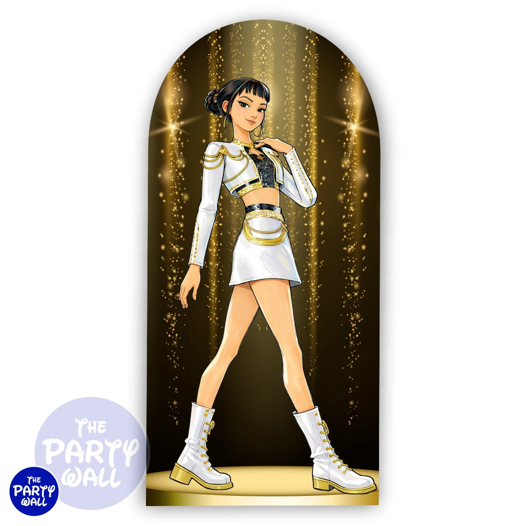 KPop Demon Hunters - Funda para mampara de punta redonda o rectangular