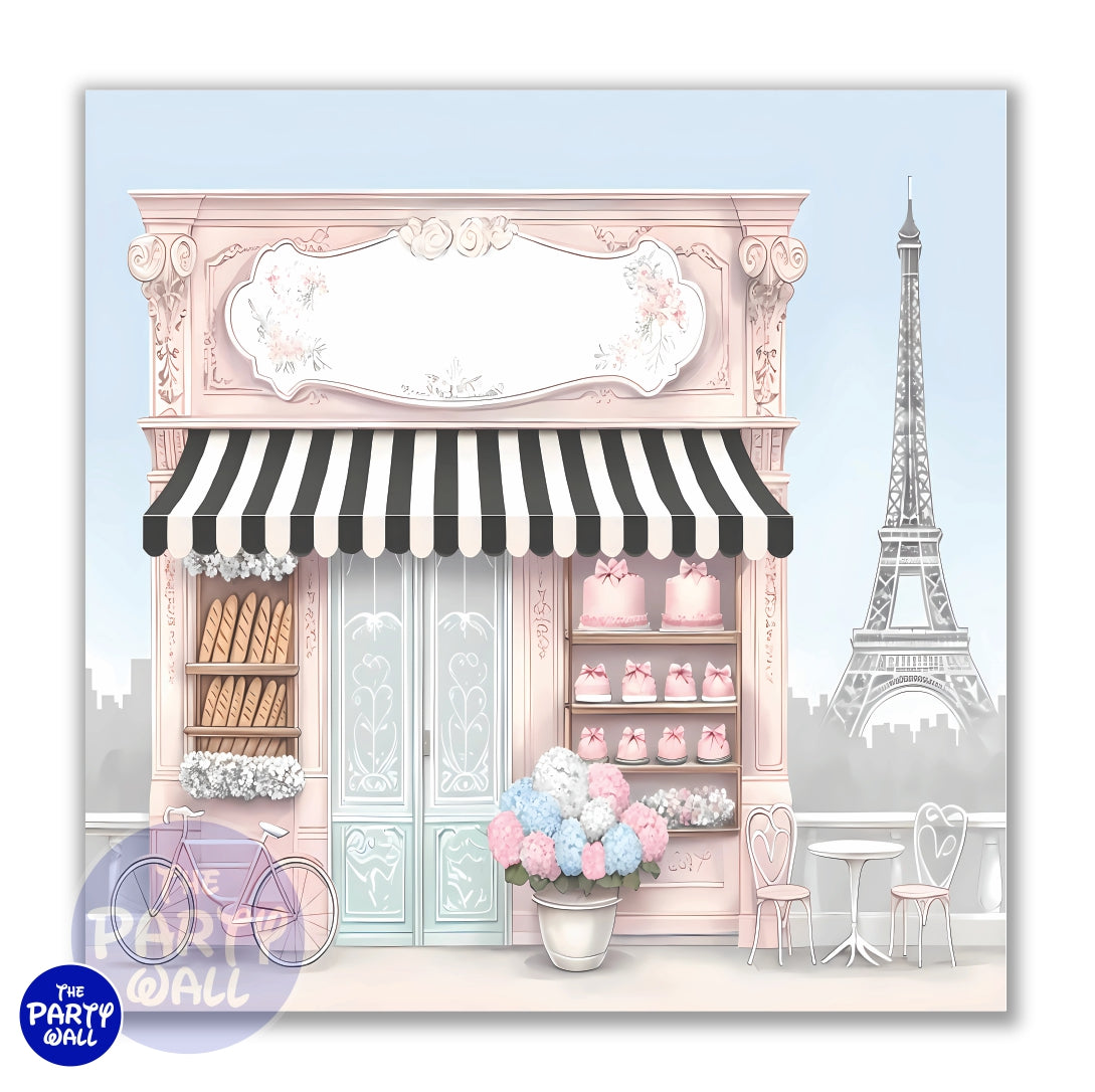 Pastelería Francesa - Funda para mampara cuadrada o rectangular