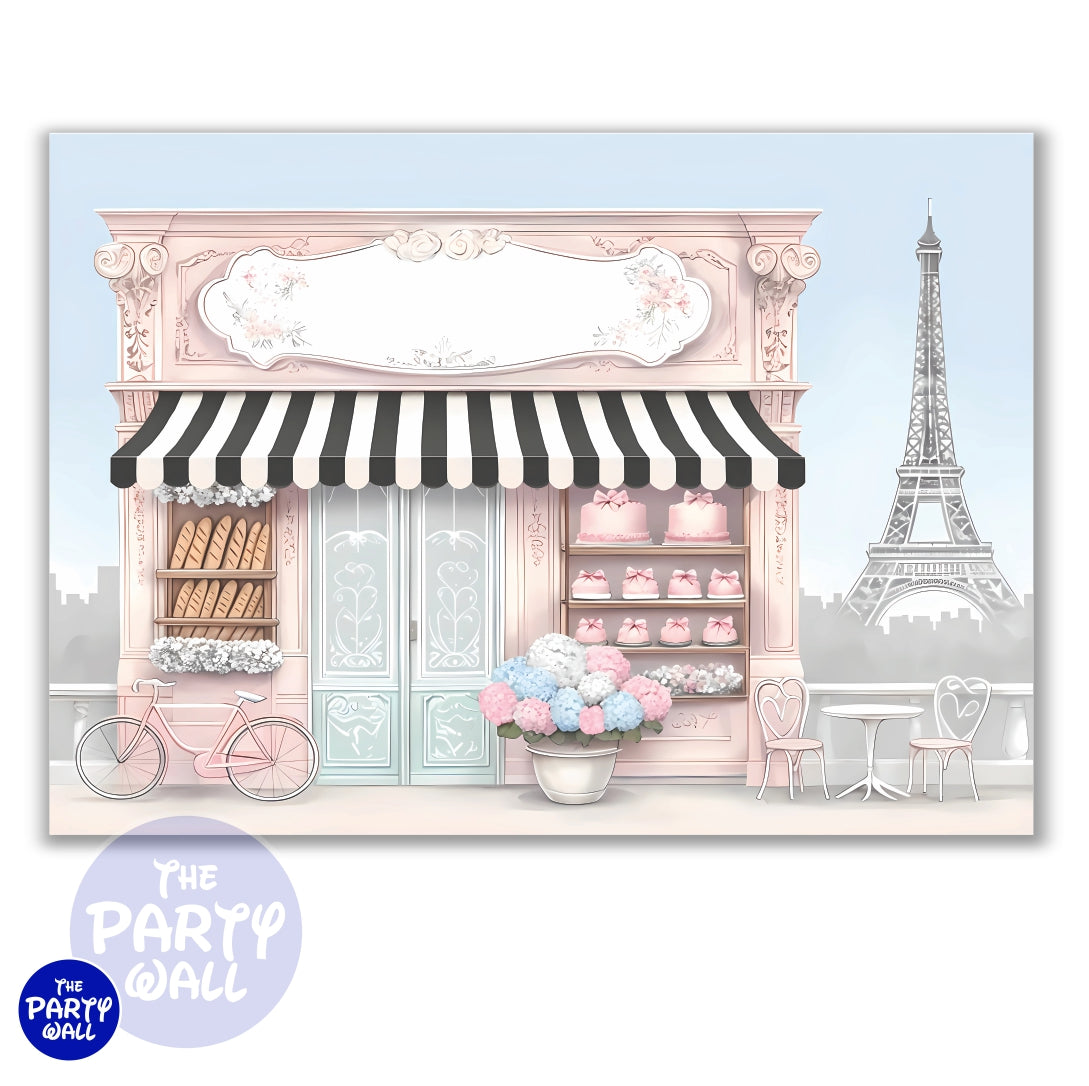 Pastelería Francesa - Funda para mampara cuadrada o rectangular