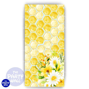 Abejas Cute - Funda para mampara de punta redonda o rectangular Mampara de punta redonda
