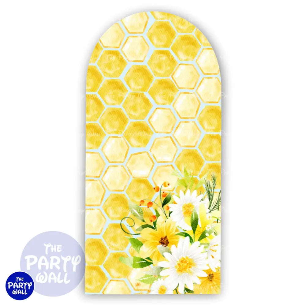 Abejas Cute - Funda para mampara de punta redonda o rectangular Mampara de punta redonda