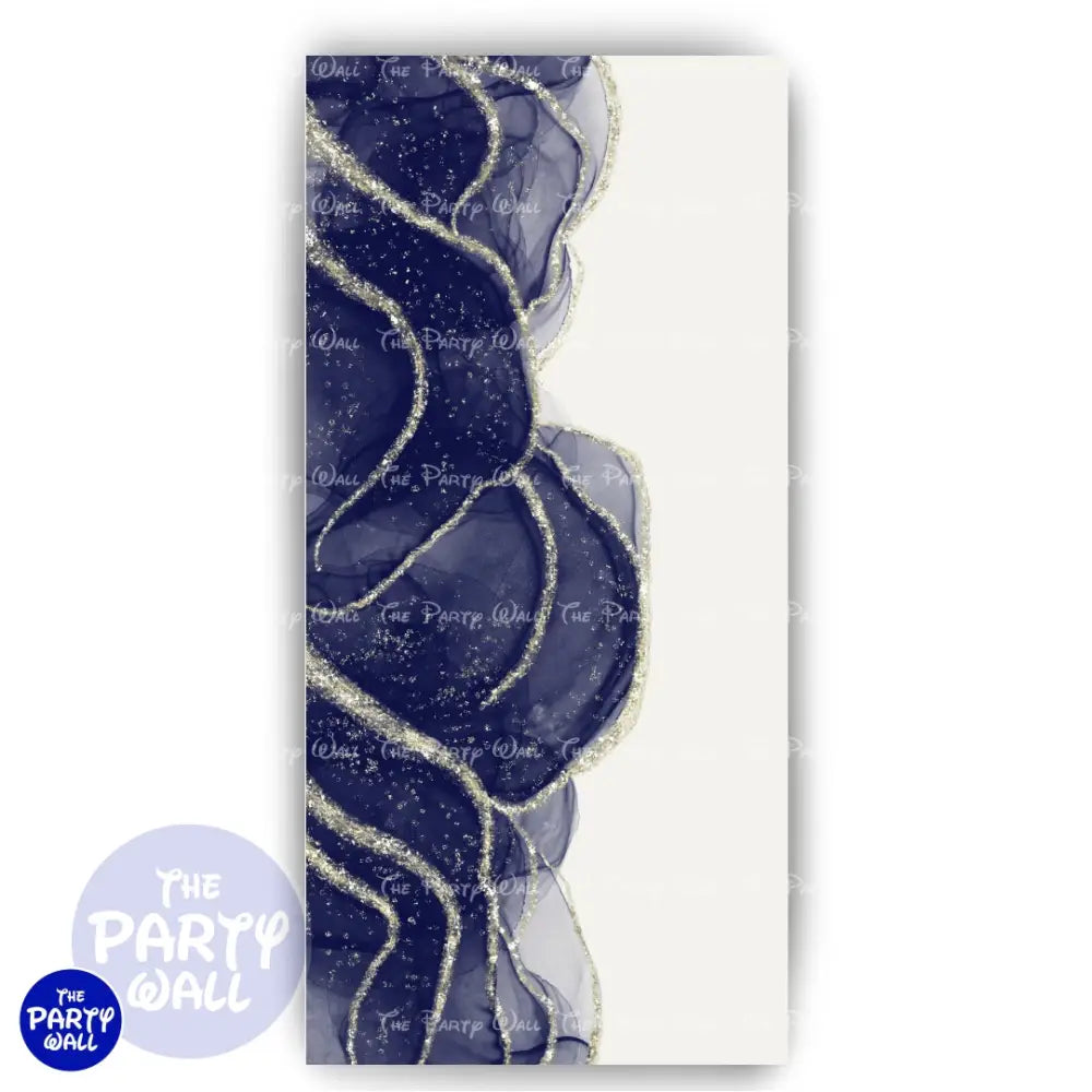 Aesthetic Gold - Funda para mampara de punta redonda o rectangular Mampara de punta redonda