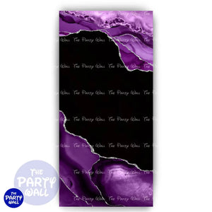 Aesthetic Gold - Funda para mampara de punta redonda o rectangular Mampara de punta redonda