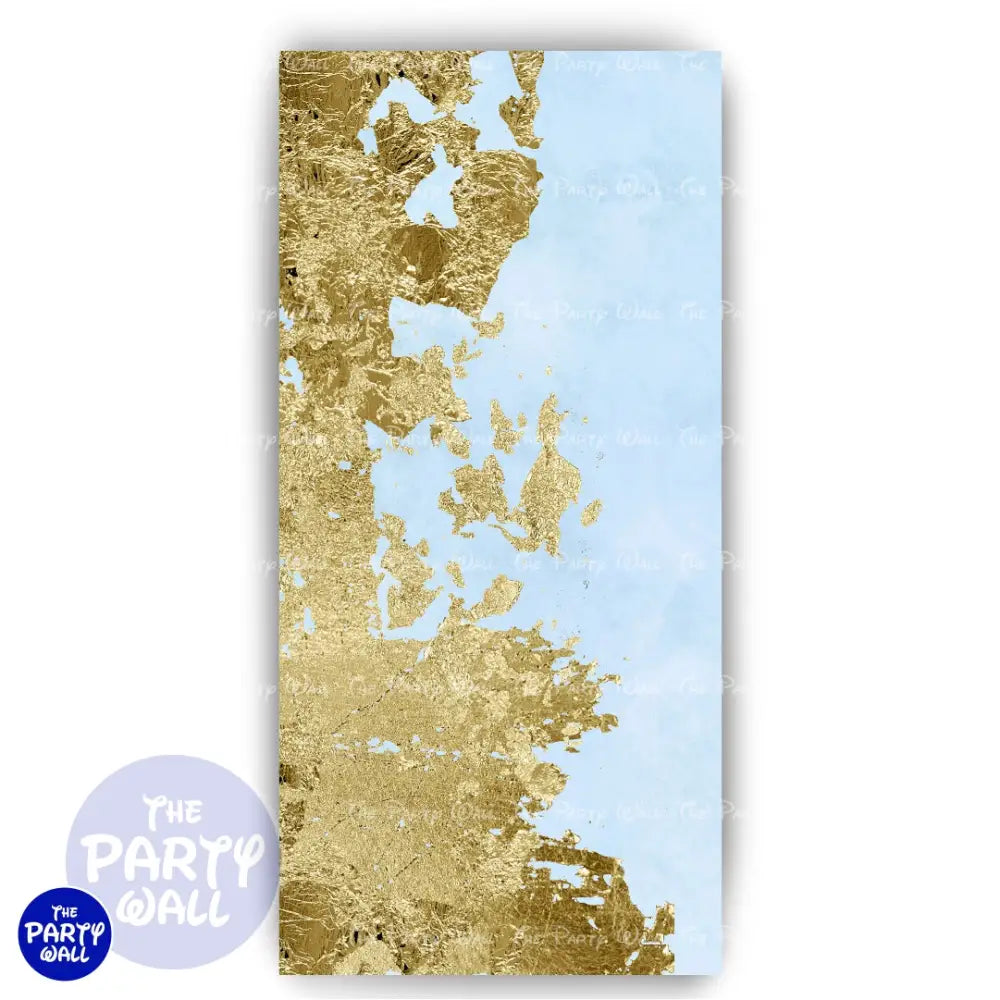 Aesthetic Gold - Funda para mampara de punta redonda o rectangular Mampara de punta redonda