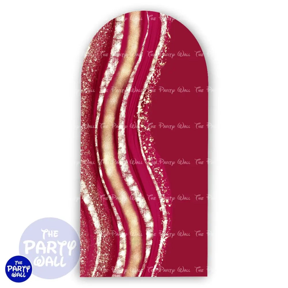 Aesthetic Gold - Funda para mampara de punta redonda o rectangular Mampara de punta redonda