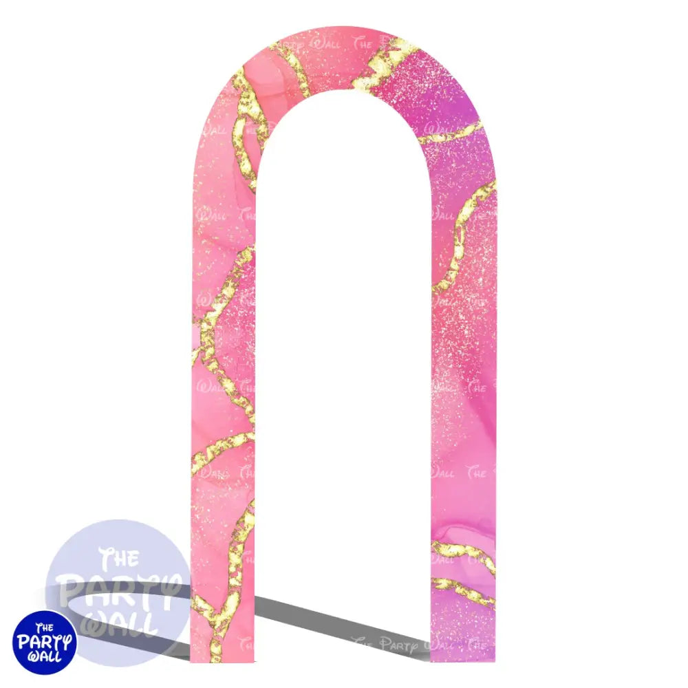 Aesthetic Gold - Funda para mampara tipo arco Arco