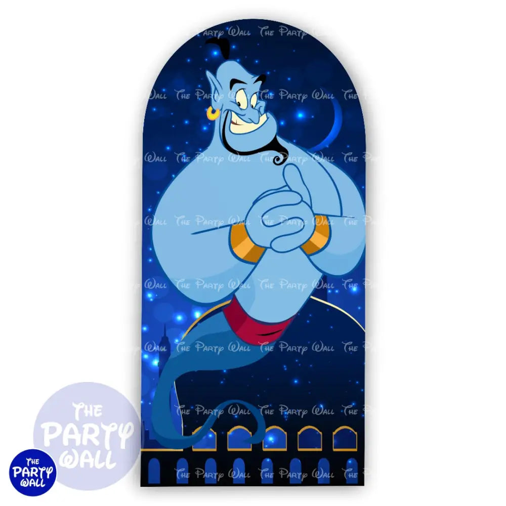 Aladdín - Funda para mampara de punta redonda o rectangular Mampara de punta redonda