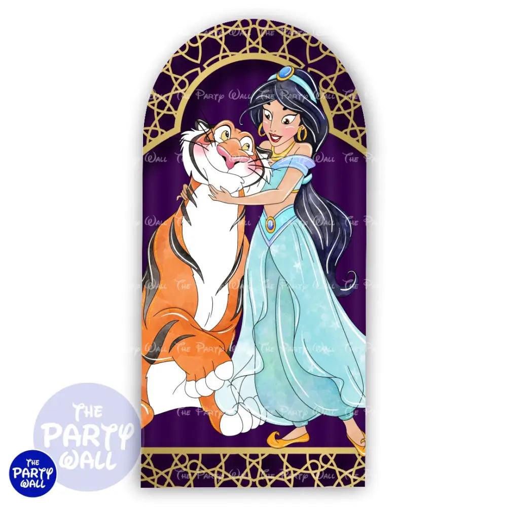 Aladdín - Funda para mampara de punta redonda o rectangular Mampara de punta redonda