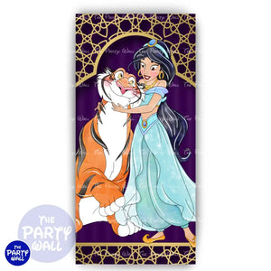 Aladdín - Funda para mampara de punta redonda o rectangular Mampara de punta redonda