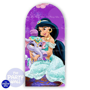 Aladdín - Funda para mampara de punta redonda o rectangular Mampara de punta redonda