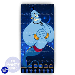 Aladdín - Funda para mampara de punta redonda o rectangular Mampara de punta redonda