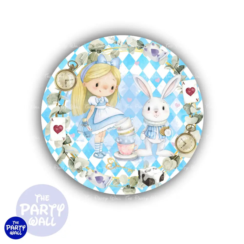 Alicia en el País de las Maravillas - Funda para mampara circular Circular