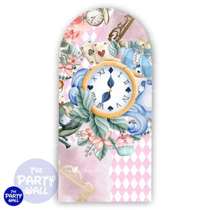 Alicia en el País de las Maravillas - Funda para mampara de punta redonda o rectangular Mampara de punta redonda