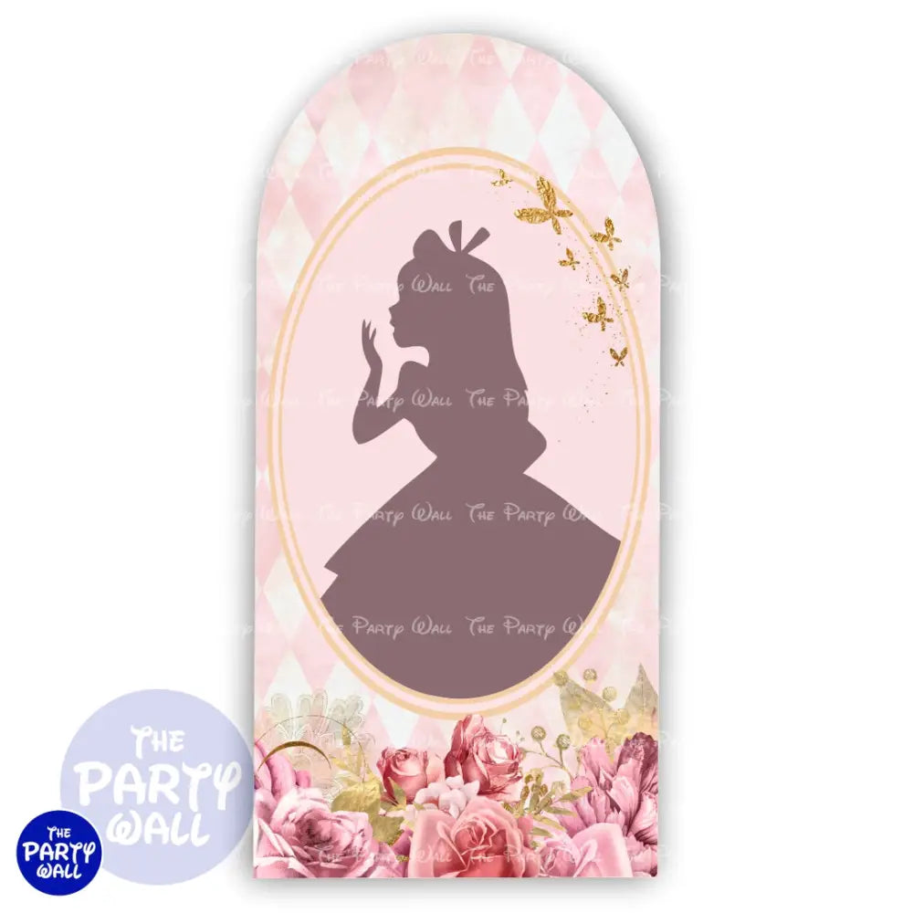 Alicia en el País de las Maravillas - Funda para mampara de punta redonda o rectangular Mampara de punta redonda