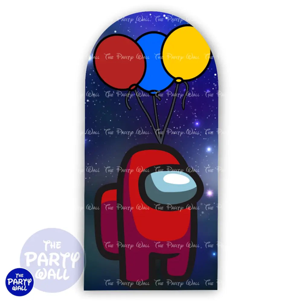 Among Us - Funda para mampara de punta redonda o rectangular Mampara de punta redonda