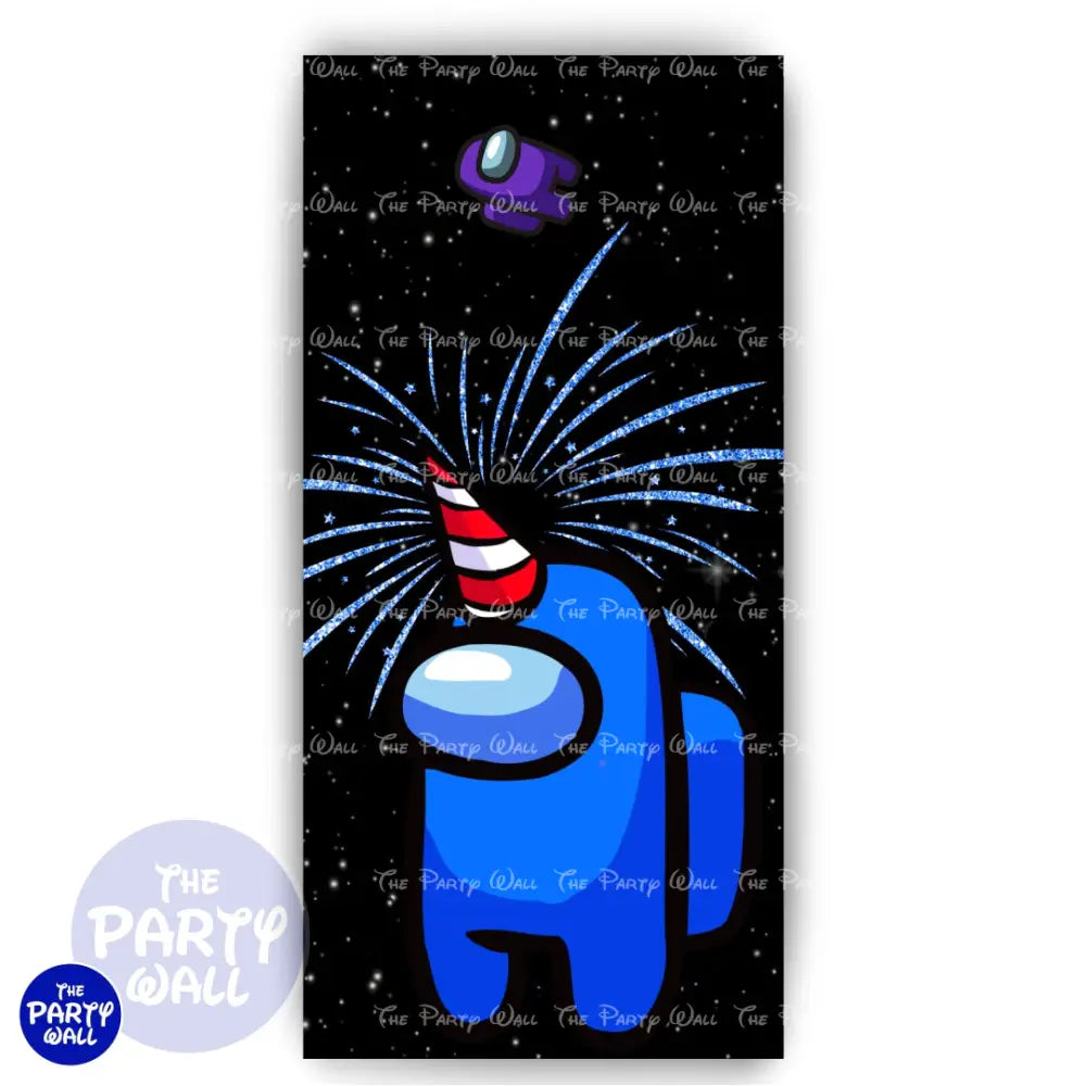 Among Us - Funda para mampara de punta redonda o rectangular Mampara de punta redonda