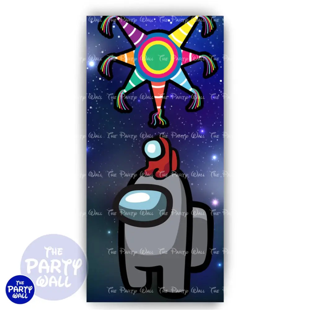 Among Us - Funda para mampara de punta redonda o rectangular Mampara de punta redonda