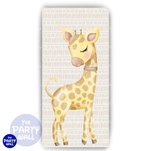 Animalitos Boho - Funda para mampara de punta redonda o rectangular Mampara de punta redonda