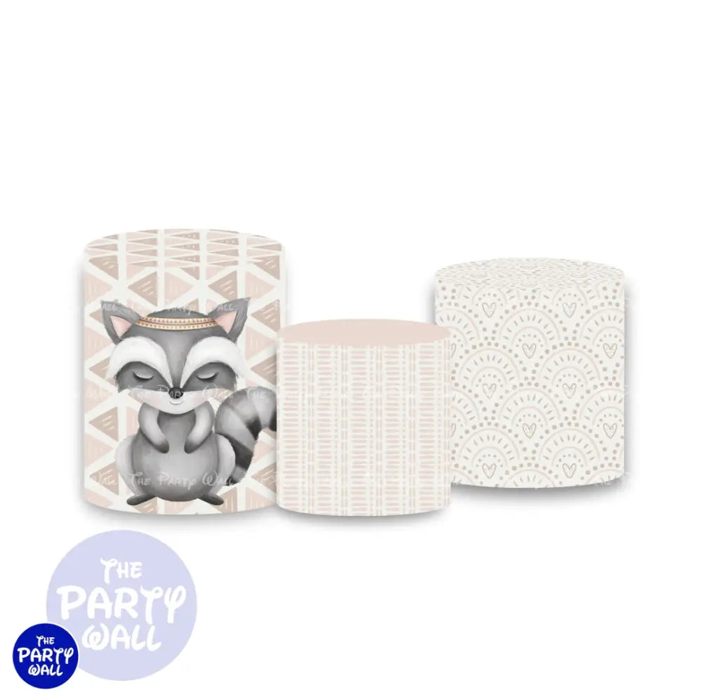 Animalitos Boho - Fundas para cilindros Cilindros