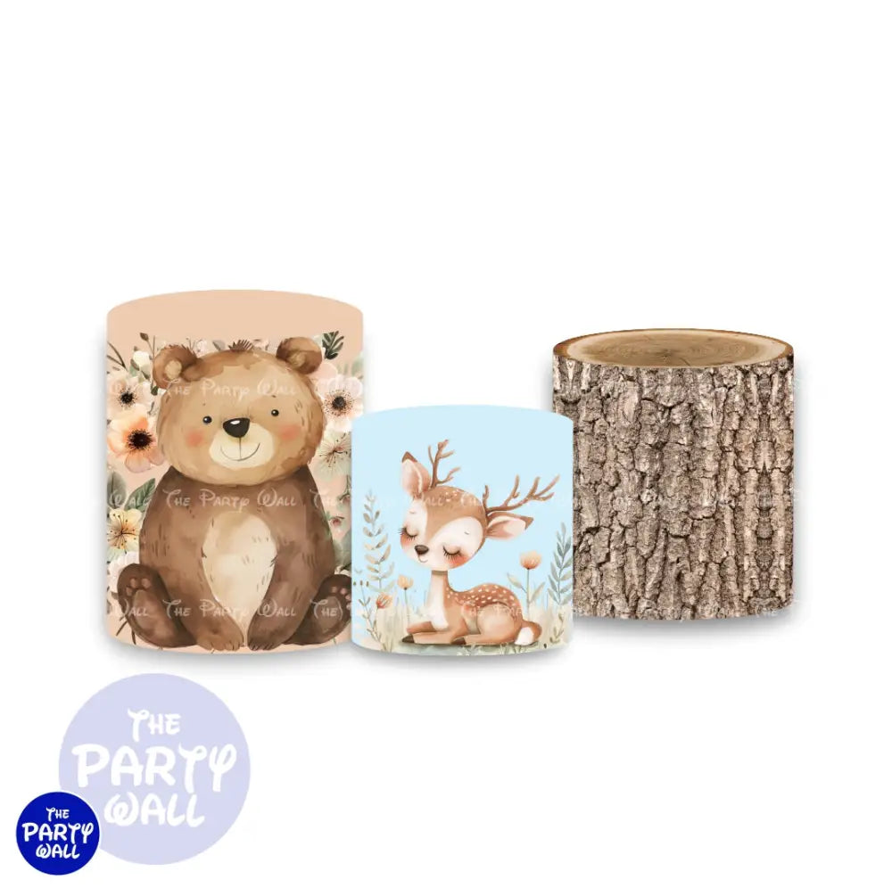 Animalitos del Bosque Cute - Fundas para cilindros Cilindros