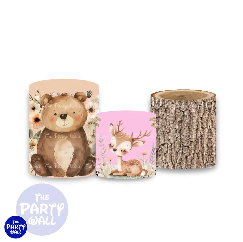 Animalitos del Bosque Cute - Fundas para cilindros Cilindros