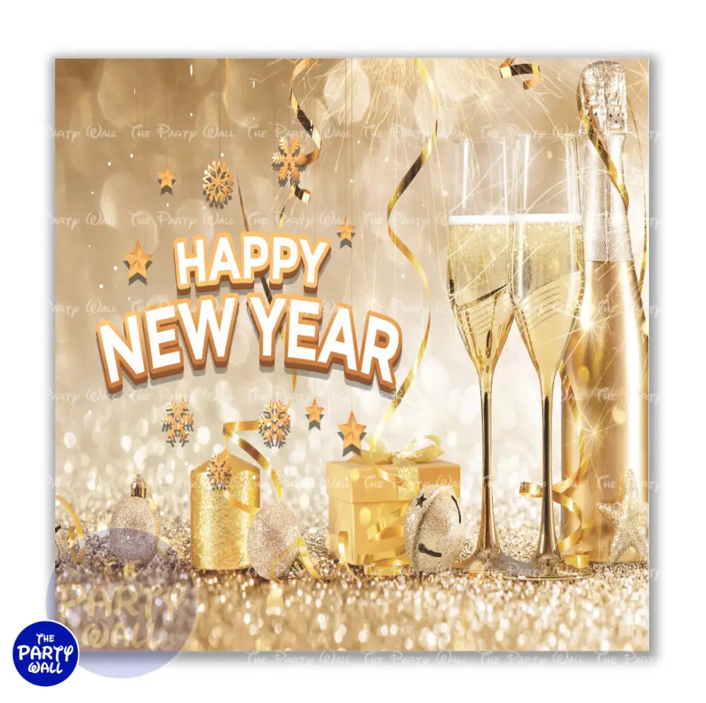 Año Nuevo - Funda para mampara cuadrada o rectangular Cuadrado o Rectangular