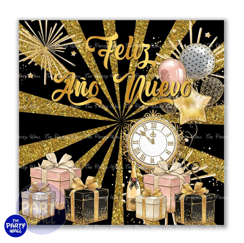 Año Nuevo - Funda para mampara cuadrada o rectangular Cuadrado o Rectangular