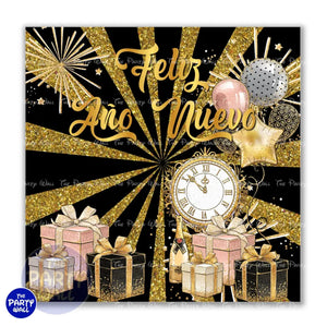 Año Nuevo - Funda para mampara cuadrada o rectangular Cuadrado o Rectangular