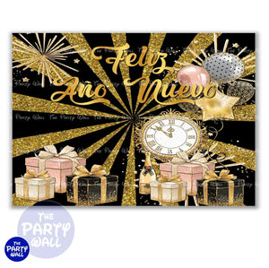 Año Nuevo - Funda para mampara cuadrada o rectangular Cuadrado o Rectangular