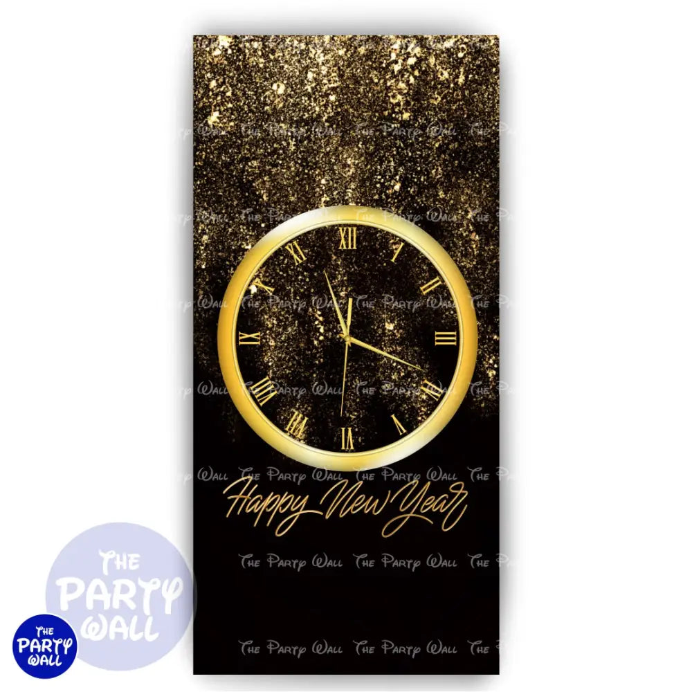 Año Nuevo - Funda para mampara de punta redonda o rectangular Mampara de punta redonda