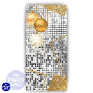 Año Nuevo - Funda para mampara de punta redonda o rectangular Mampara de punta redonda