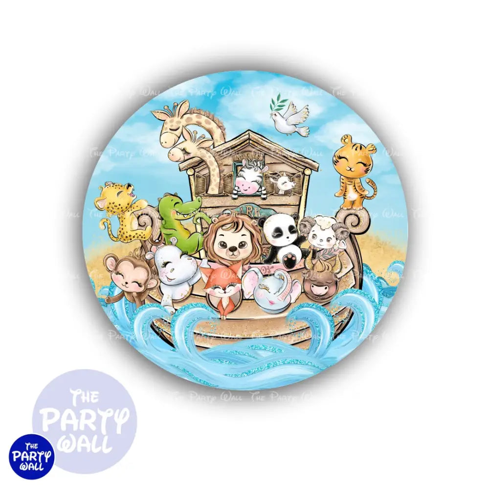 Arca de Noé - Funda para mampara circular Circular