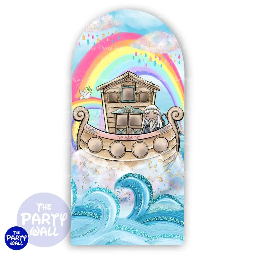 Arca de Noé - Funda para mampara de punta redonda o rectangular Mampara de punta redonda